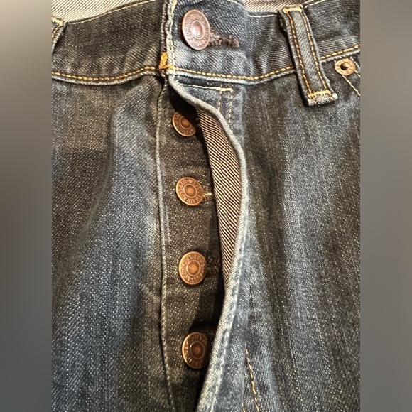 Levi’s 501 Original Fit Button Fly Jeans in Medium Stonewash 34X34 - Picture 11 of 16